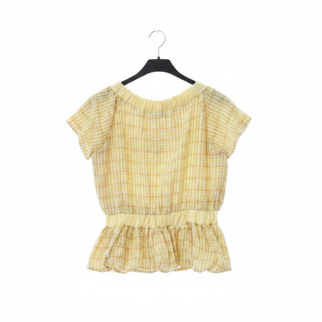 Top Vichy – Amarelo Vibrante