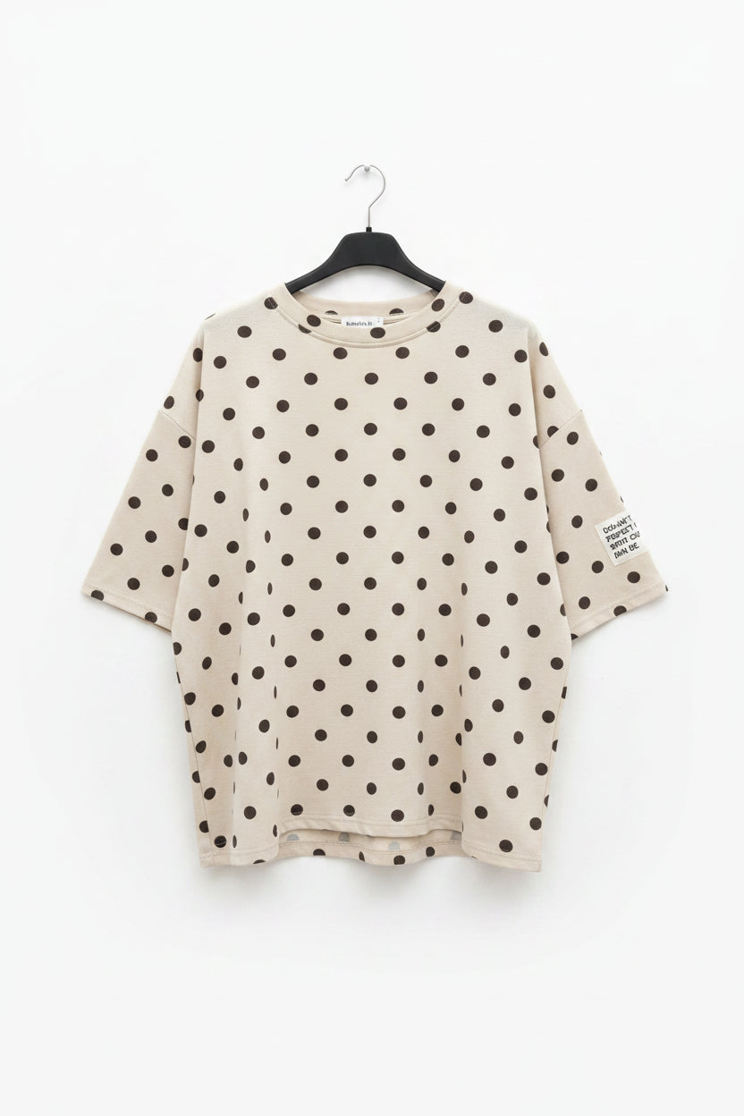 T-shirt Oversized Polka Dot