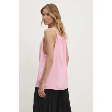 Blusa de Cetim com Laço