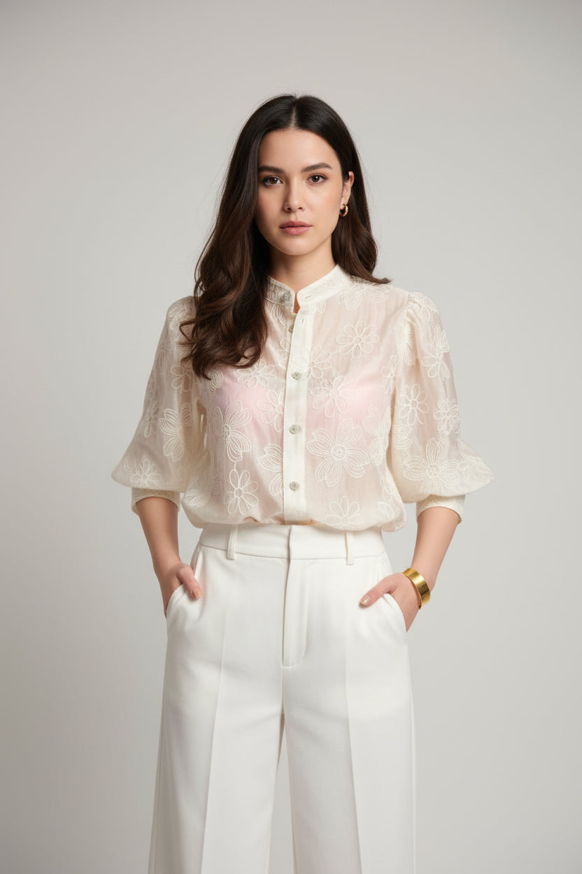 Blusa Bordada Morning Sunshine