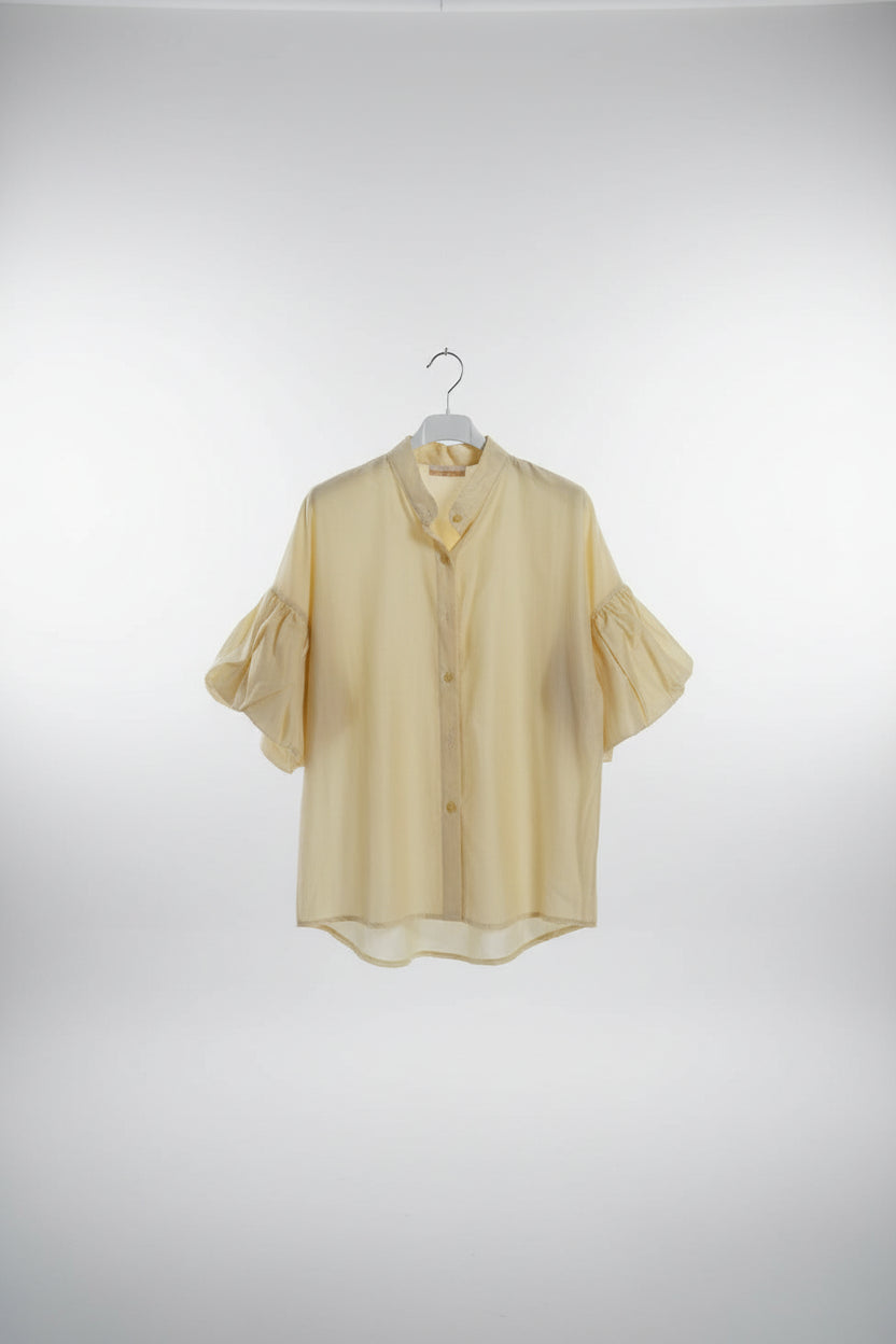 Blusa de Organza Puff & Sheer