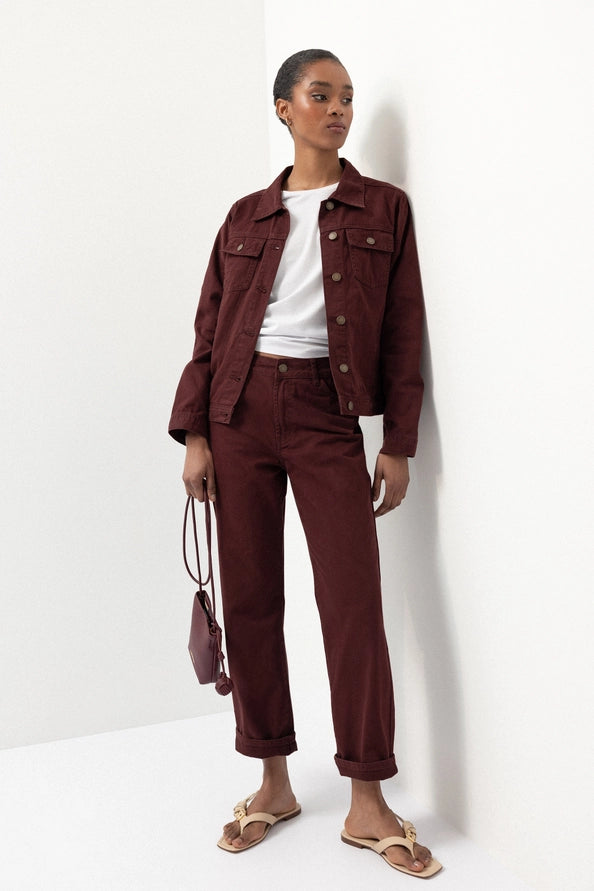 Calças Chino Urban Khaki de Corte Reto - Lanidor