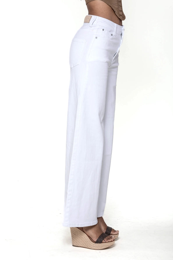 Calças Pantalona High-Waist