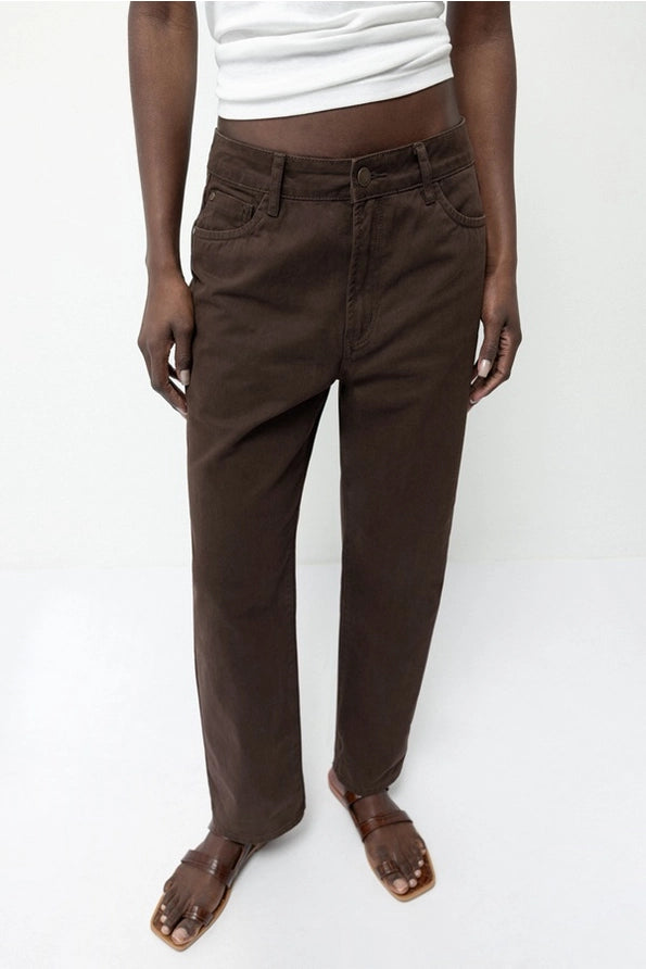 Calças Chino Urban Khaki de Corte Reto - Lanidor