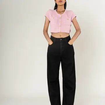 Calça Jeans Balão Larga (Corte Barril)