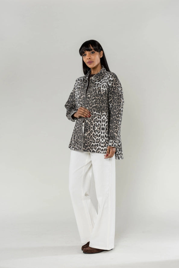 Sobretudo Denim Oversized