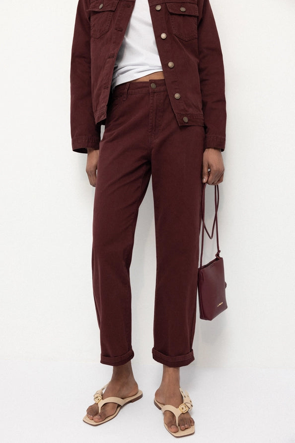 Calças Chino Urban Khaki de Corte Reto - Lanidor