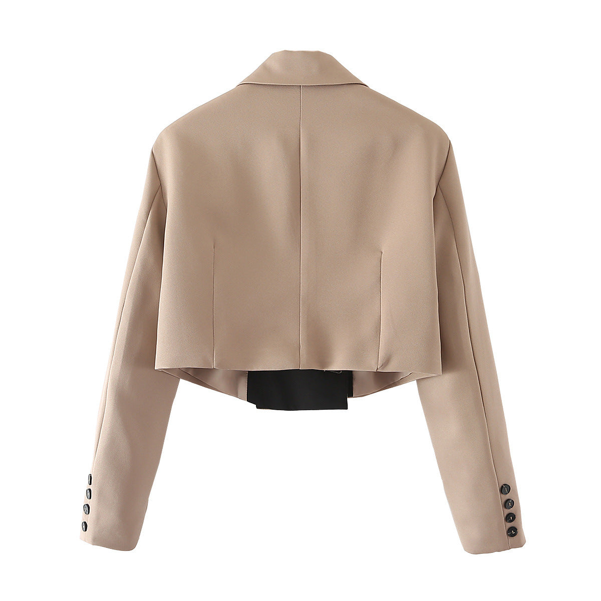 Blazer Cropped Bicolor Moderno