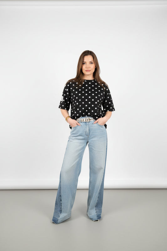 T-shirt Oversized Polka Dot