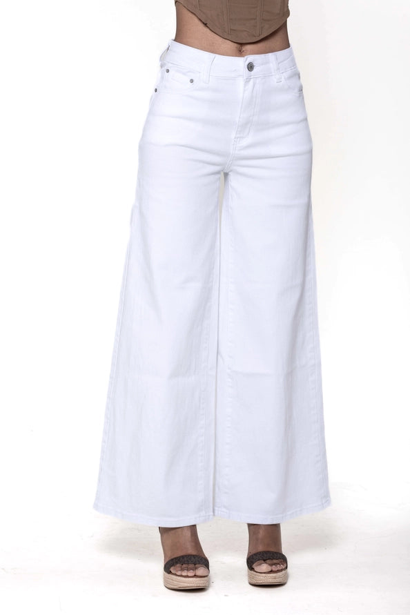 Calças Pantalona High-Waist
