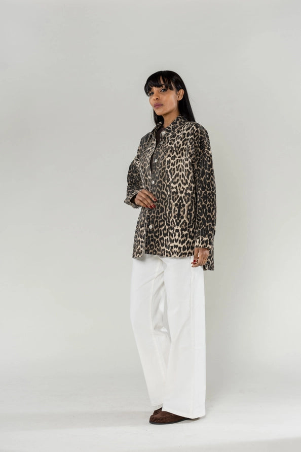 Sobretudo Denim Oversized