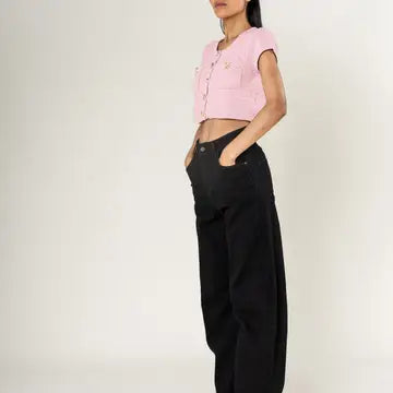 Calça Jeans Balão Larga (Corte Barril)