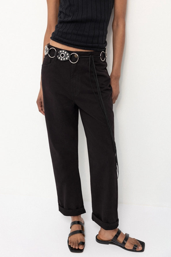Calças Chino Urban Khaki de Corte Reto - Lanidor