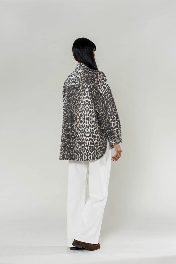 Sobretudo Denim Oversized