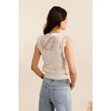 Top em Renda Semitransparente