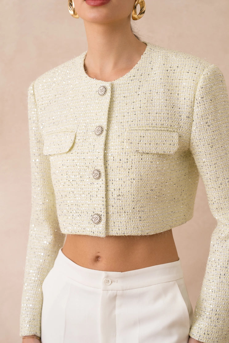 Jaqueta Pure Glam Tweed