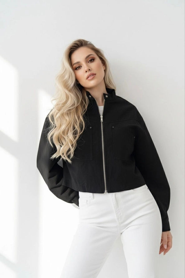 Casaco City Bomber com Design Minimalista