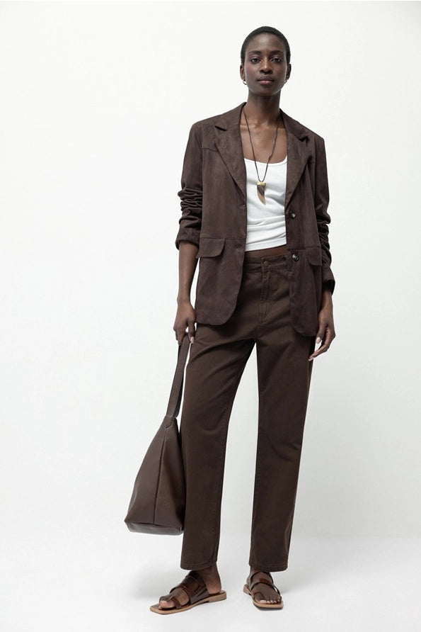 Calças Chino Urban Khaki de Corte Reto - Lanidor