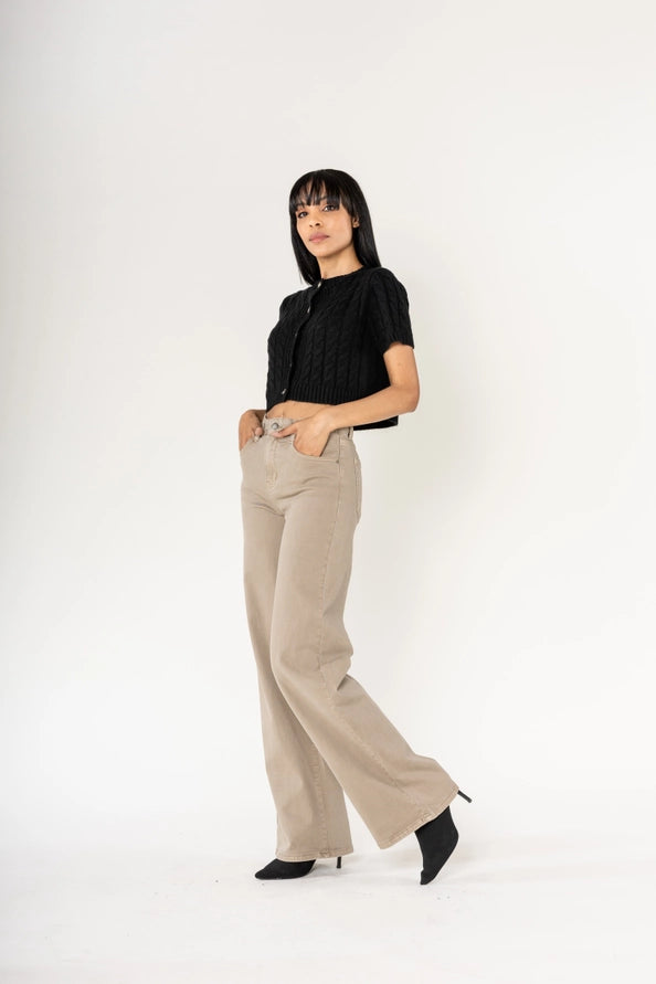 Jeans Wide Leg Retrô