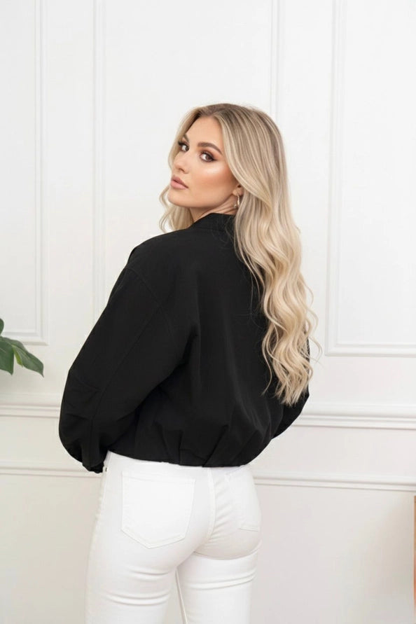 Casaco City Bomber com Design Minimalista