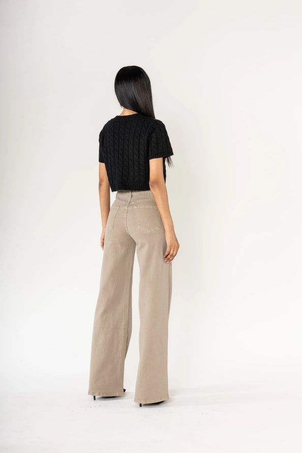 Jeans Wide Leg Retrô