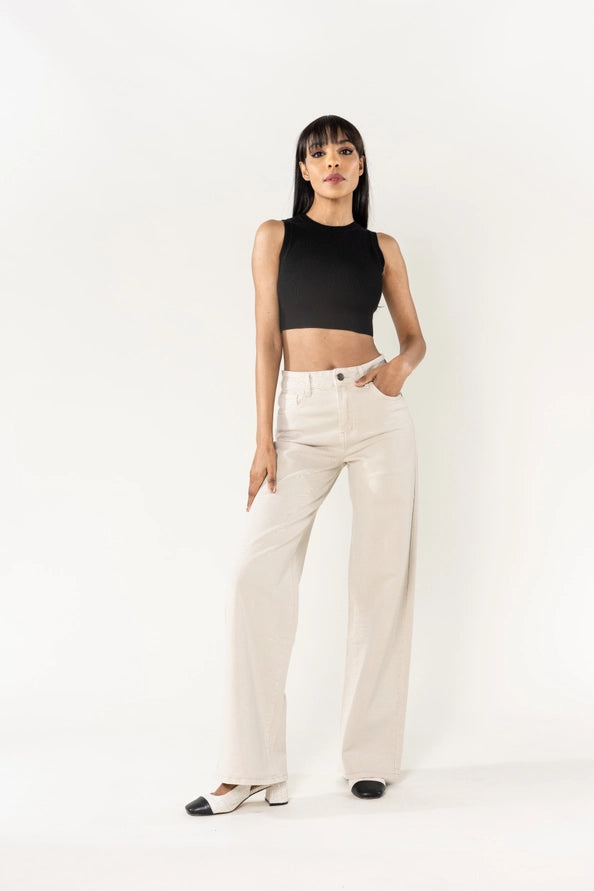 Jeans Wide Leg Retrô