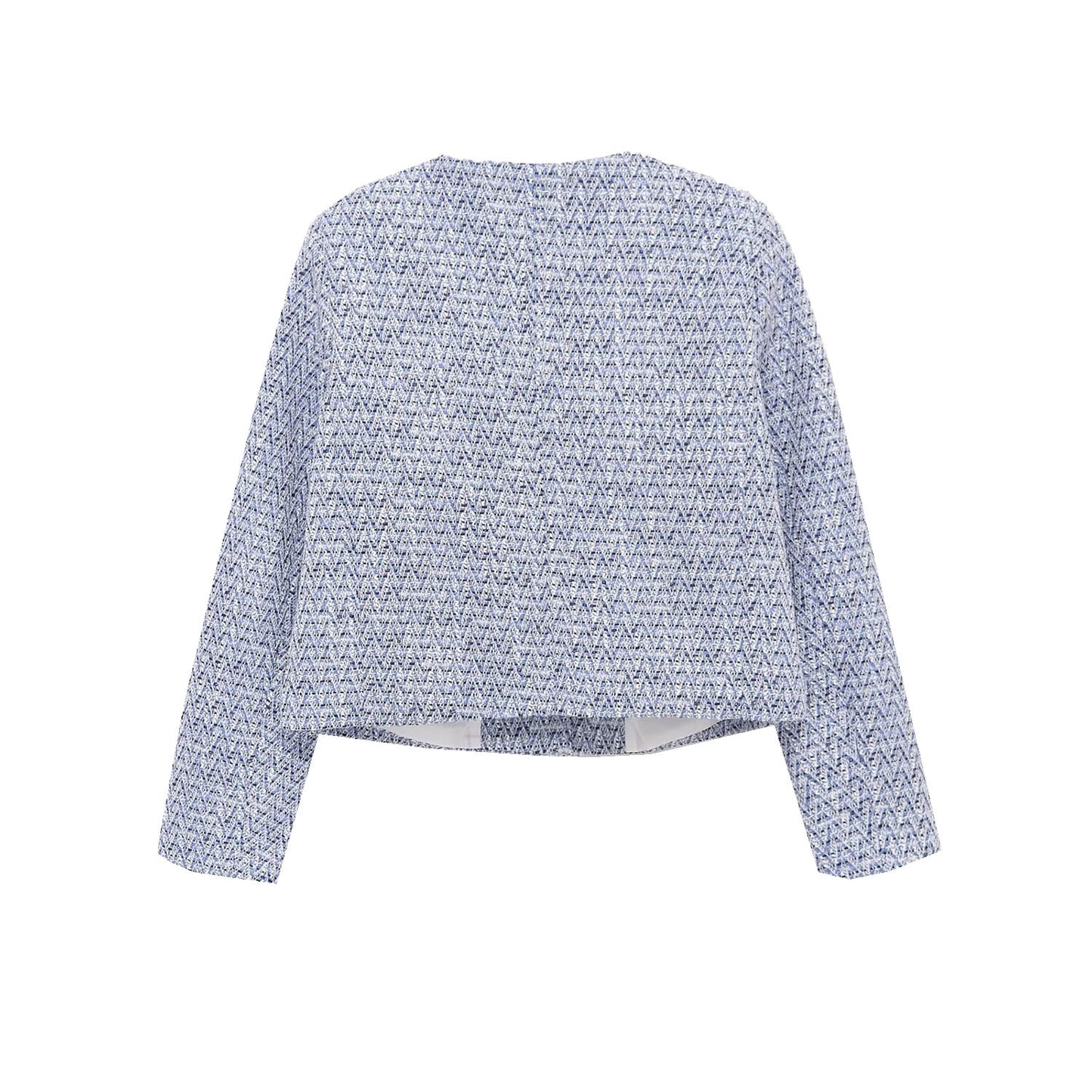 Casaco Tweed Azul "Classic Style"