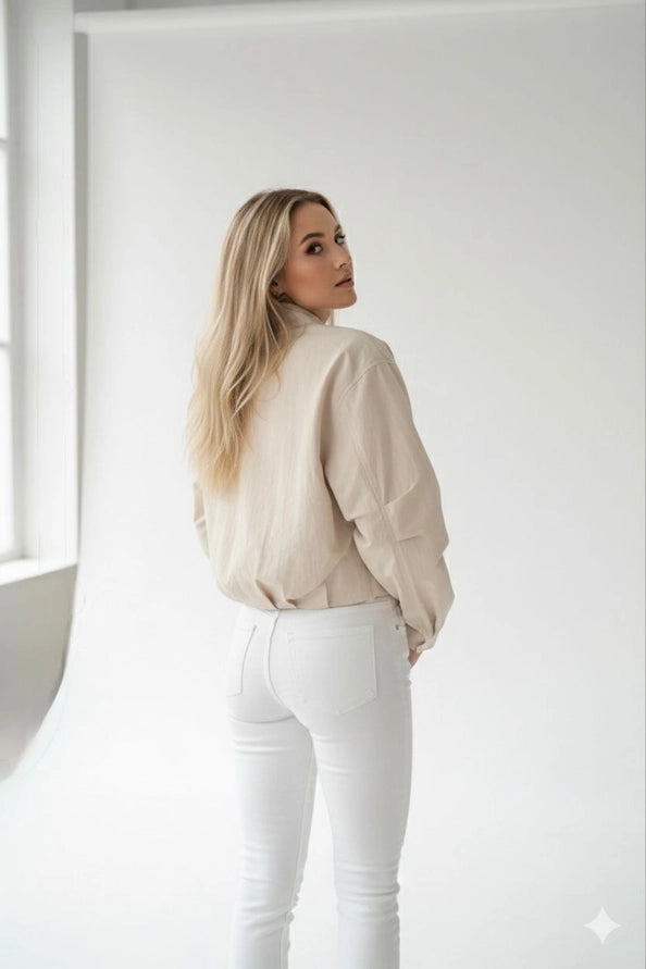 Casaco City Bomber com Design Minimalista