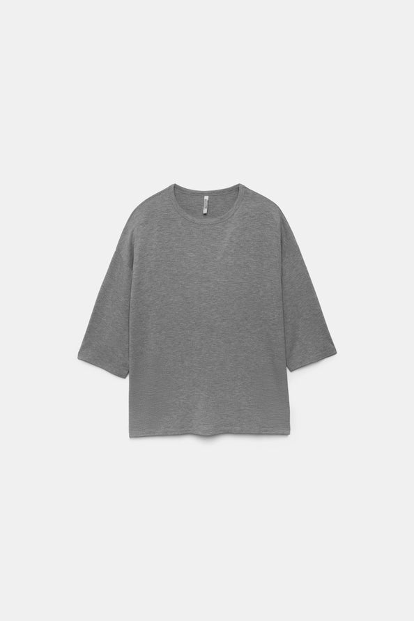 T-Shirt Oversized em Melange - Lanidor