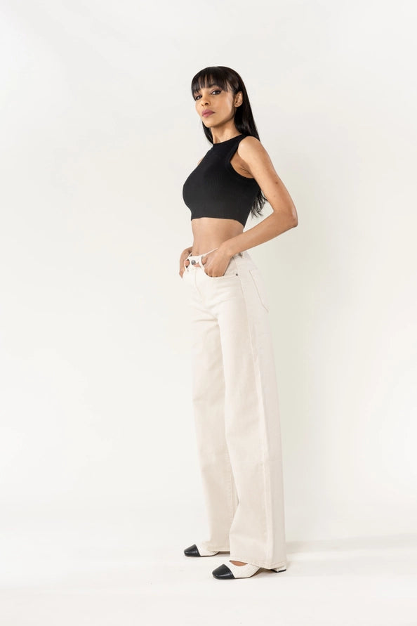 Jeans Wide Leg Retrô