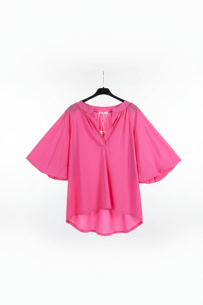 Blusa com folhos