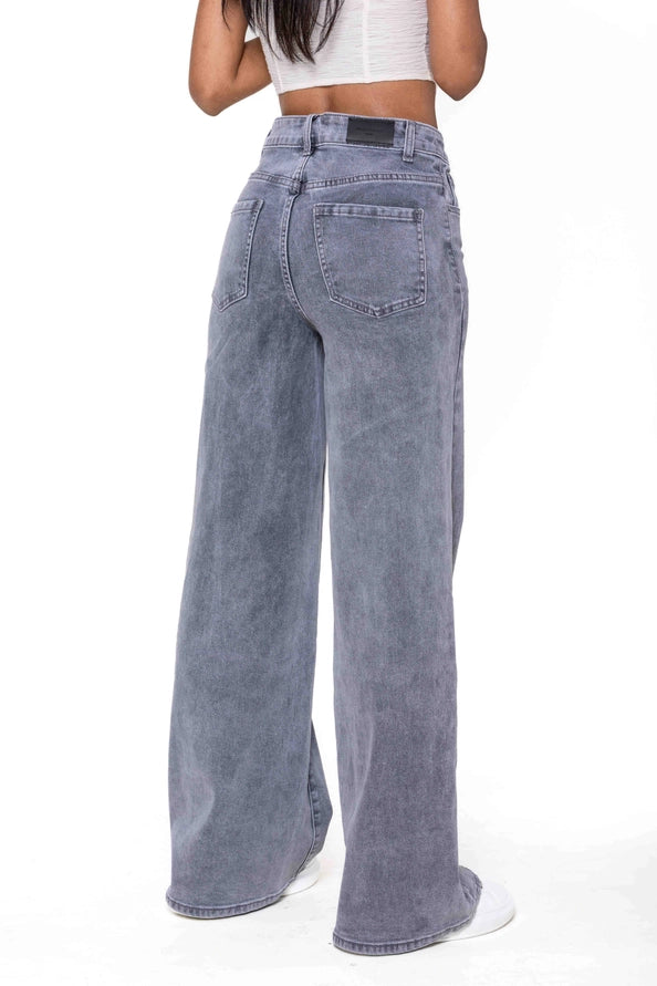 Calças Pantalona High-Waist