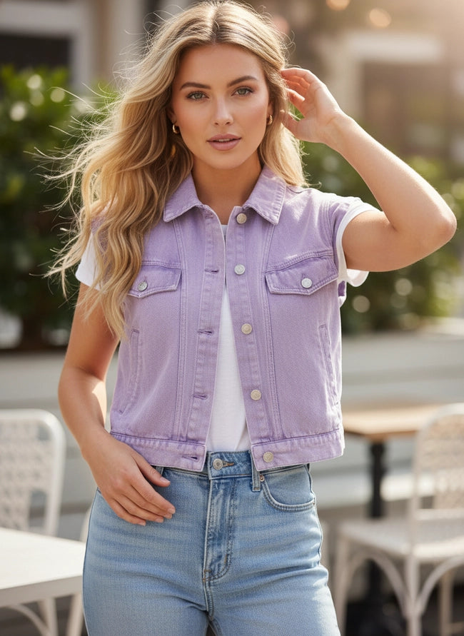 Colete Denim Opaline