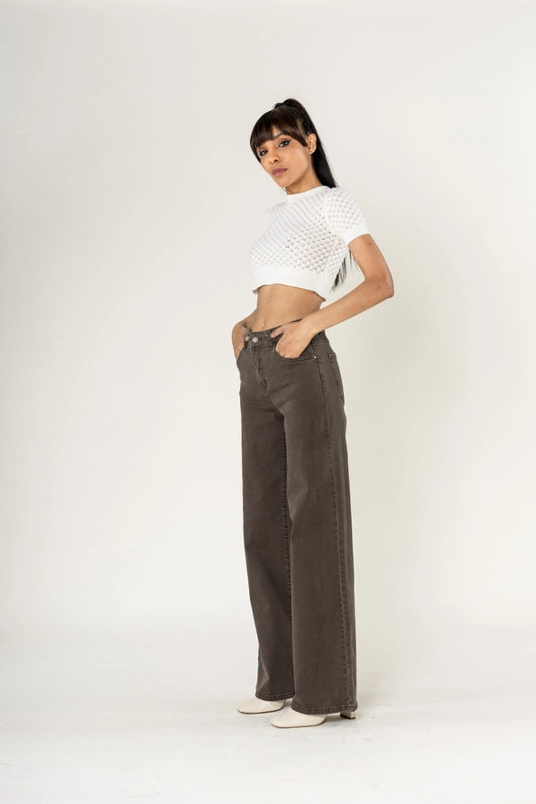 Jeans Wide Leg Retrô