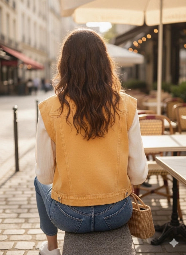Colete Denim Opaline