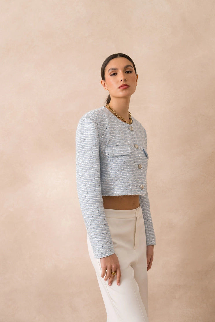 Jaqueta Pure Glam Tweed