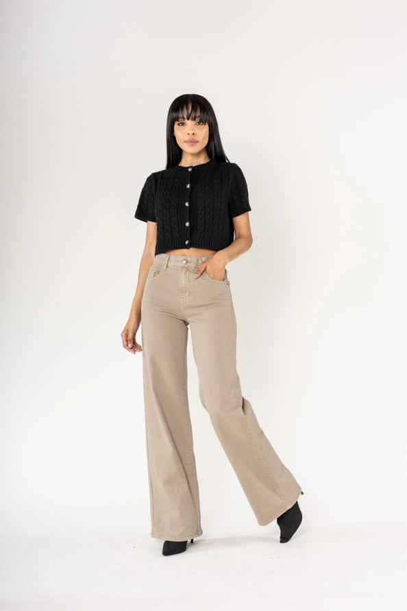Jeans Wide Leg Retrô