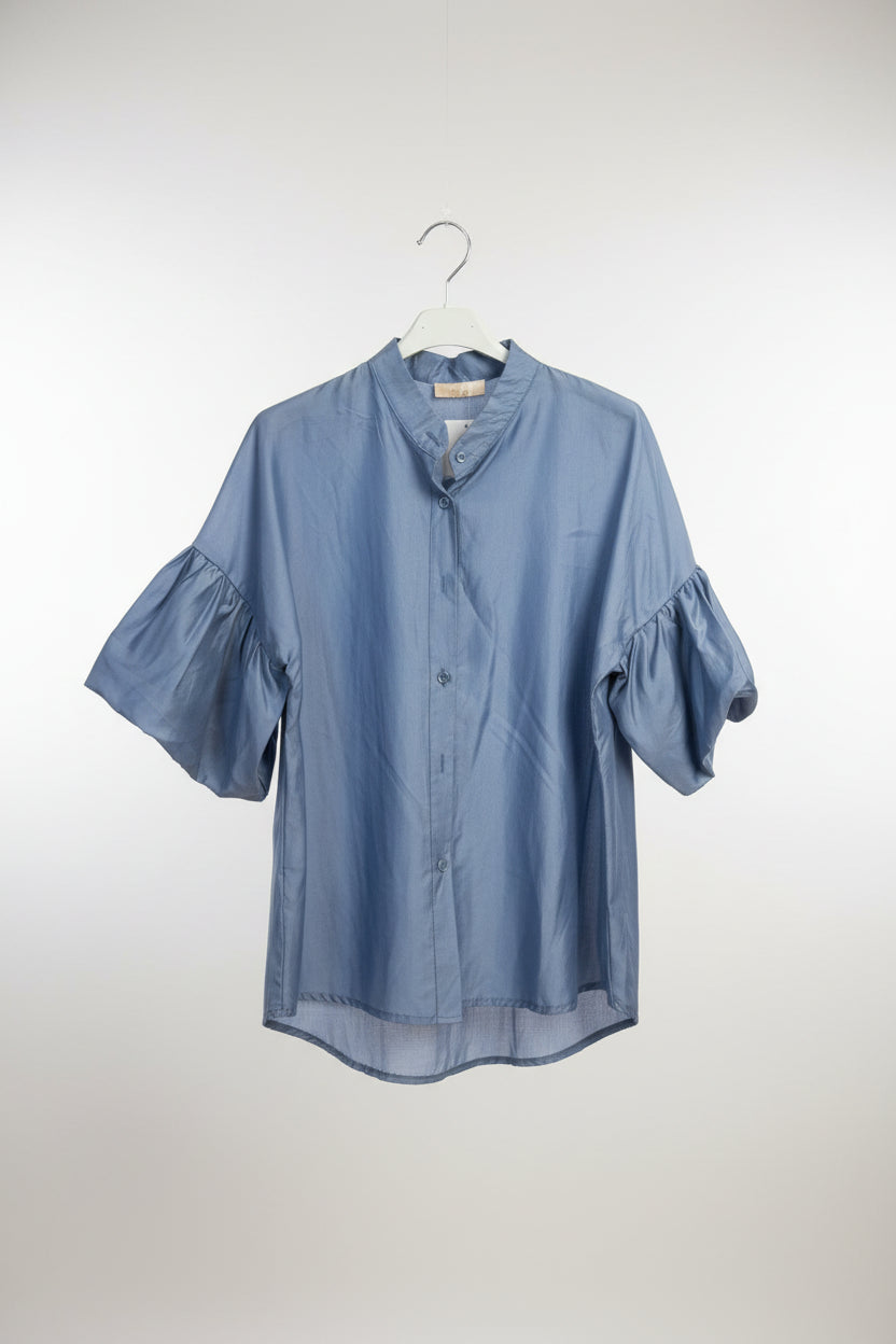 Blusa de Organza Puff & Sheer