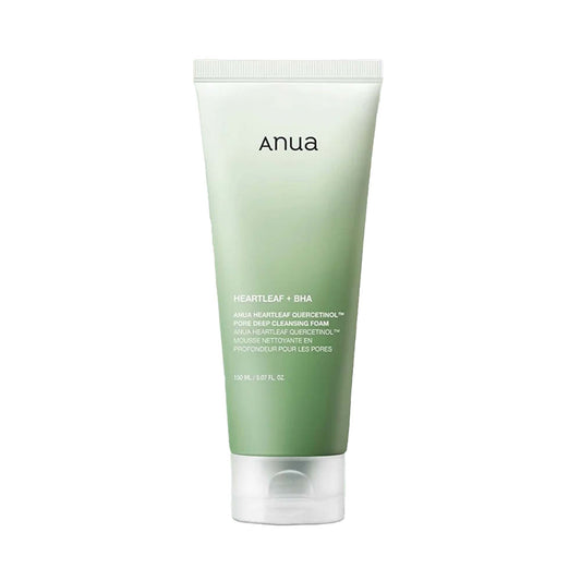 Anua Heartleaf Quercetinol Espuma de Limpeza Profunda dos Poros 150 ml