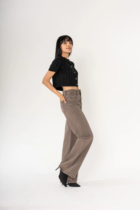 Jeans Wide Leg Retrô