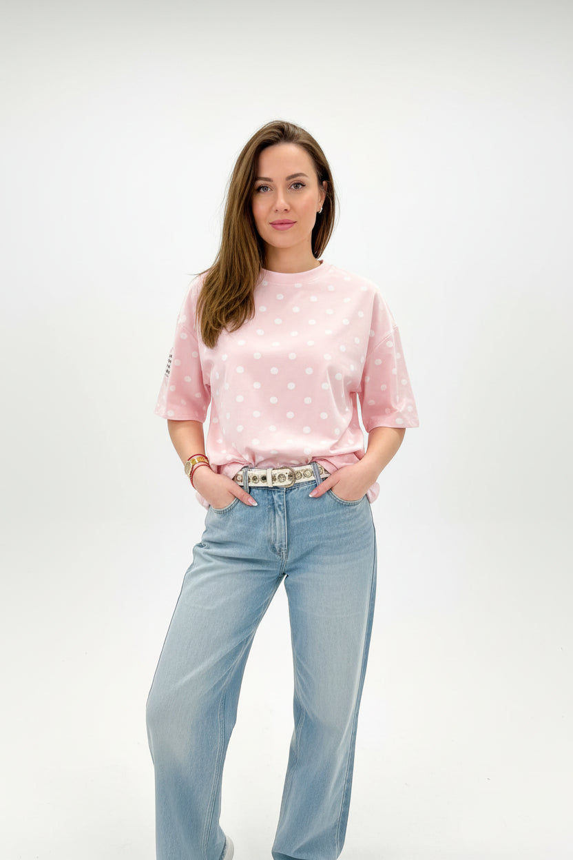 T-shirt Oversized Polka Dot