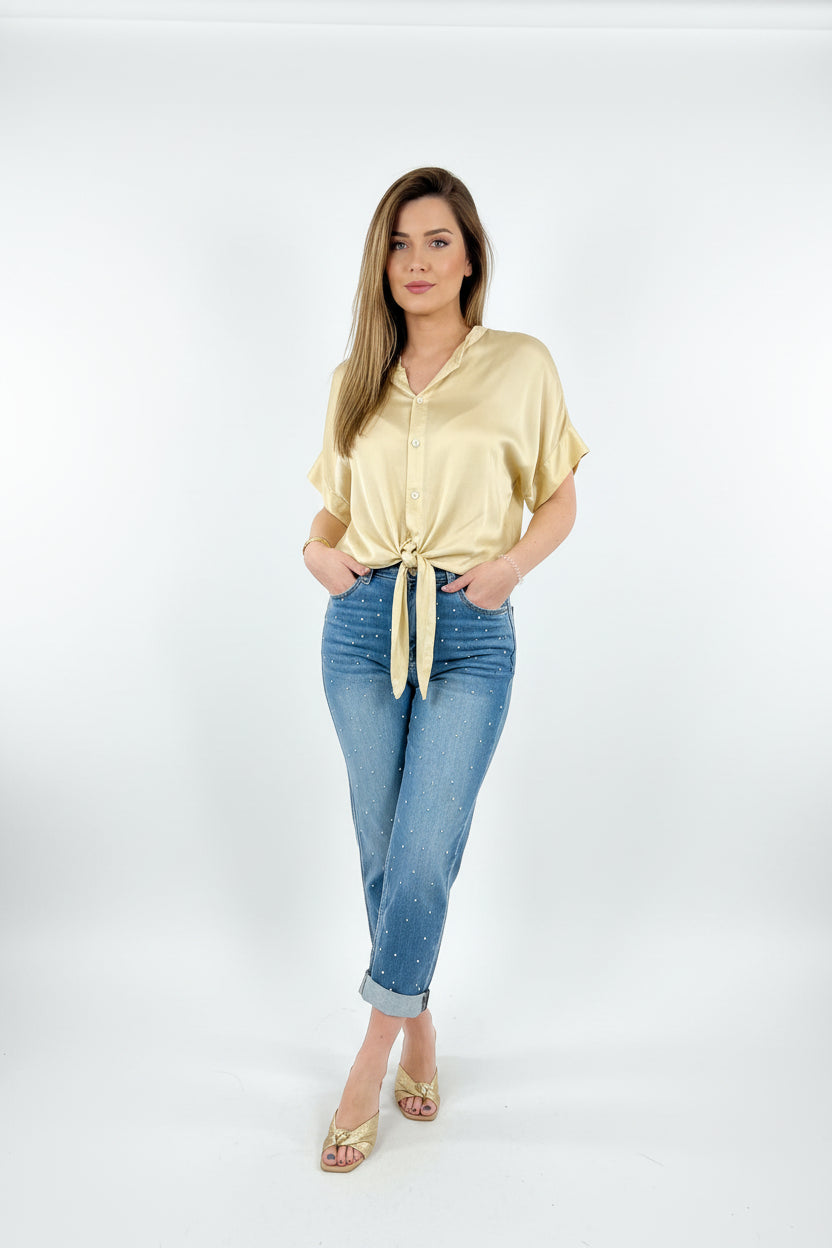 Blusa de Verão Easy Breeze com Nó