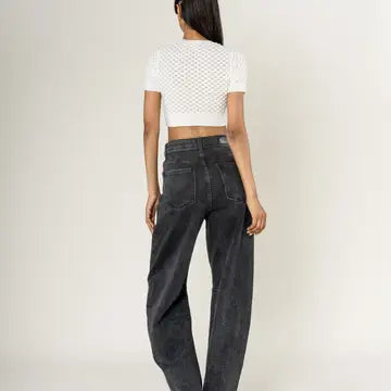 Calça Jeans Balão Larga (Corte Barril)