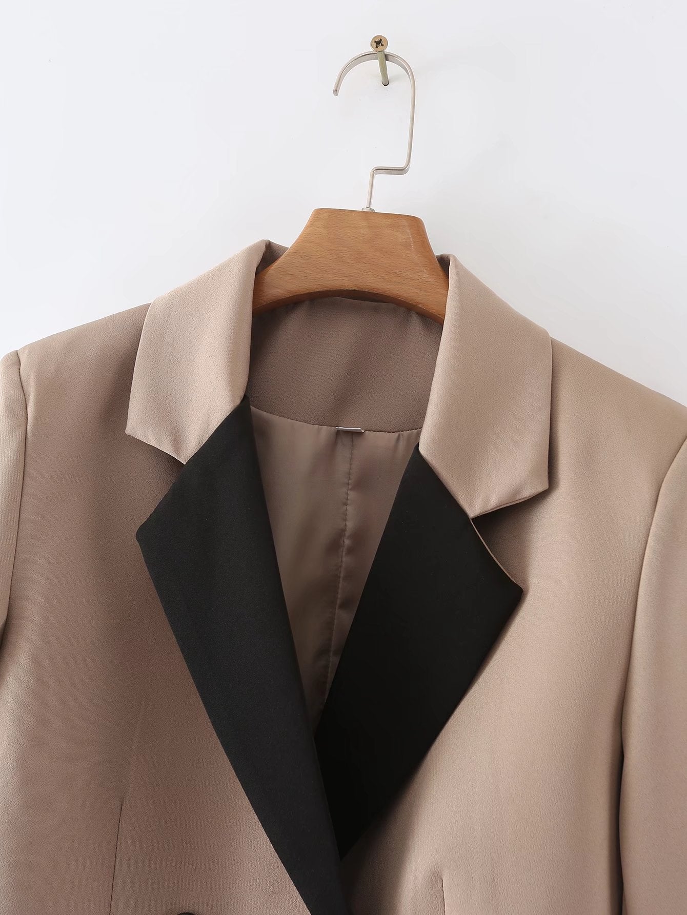Blazer Cropped Bicolor Moderno