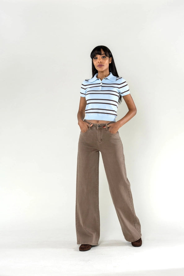 Jeans Wide Leg Retrô