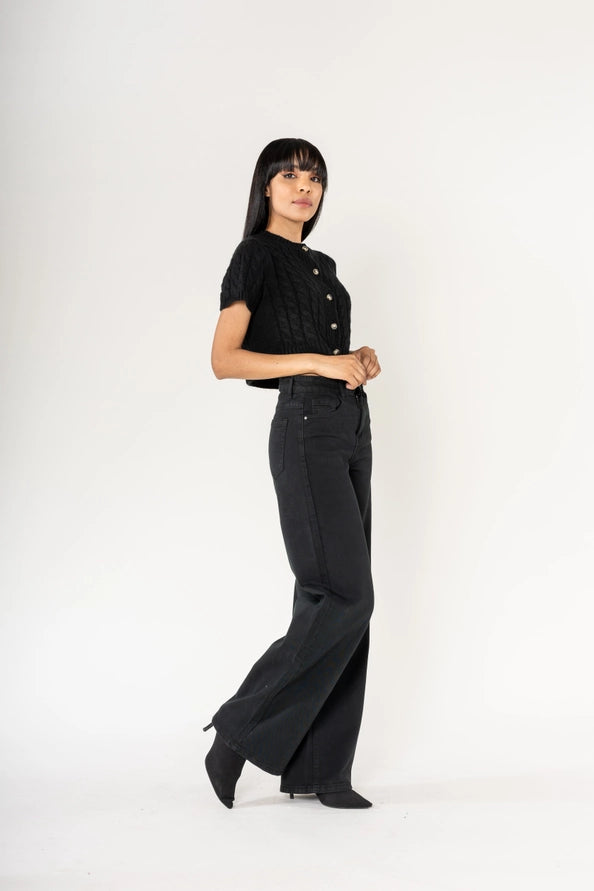 Jeans Wide Leg Retrô
