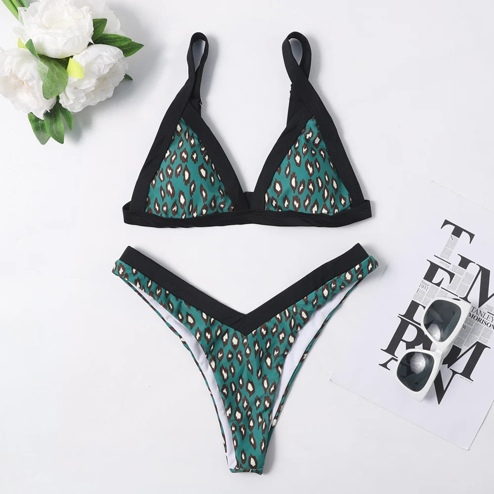 Biquíni feminino push-up estilo brasileiro