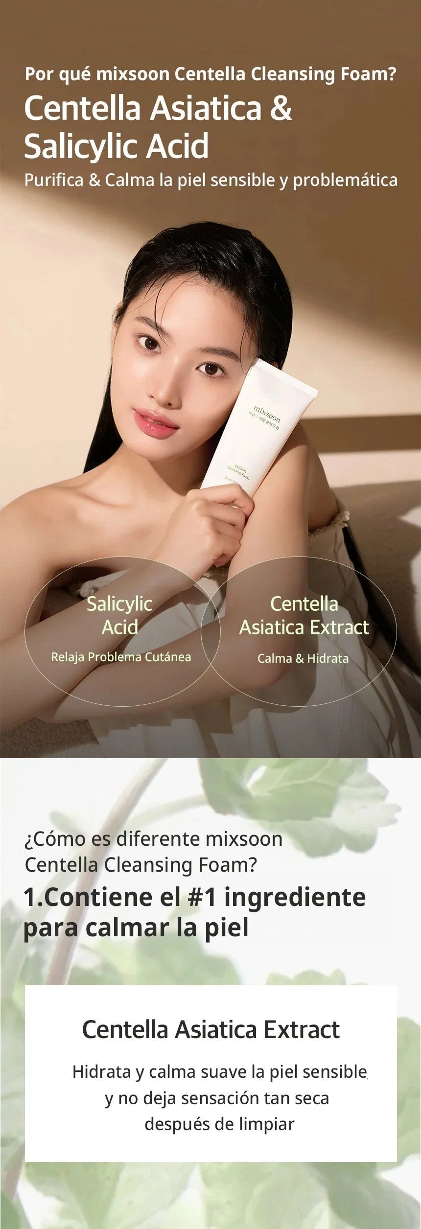 Mixsoon Centella Cleansing Foam 150ml