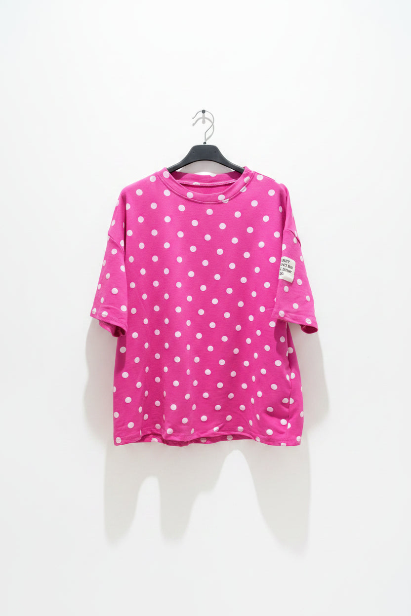 T-shirt Oversized Polka Dot