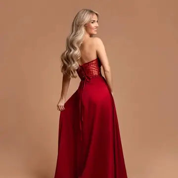 Vestido Longo Elegante Cai-cai